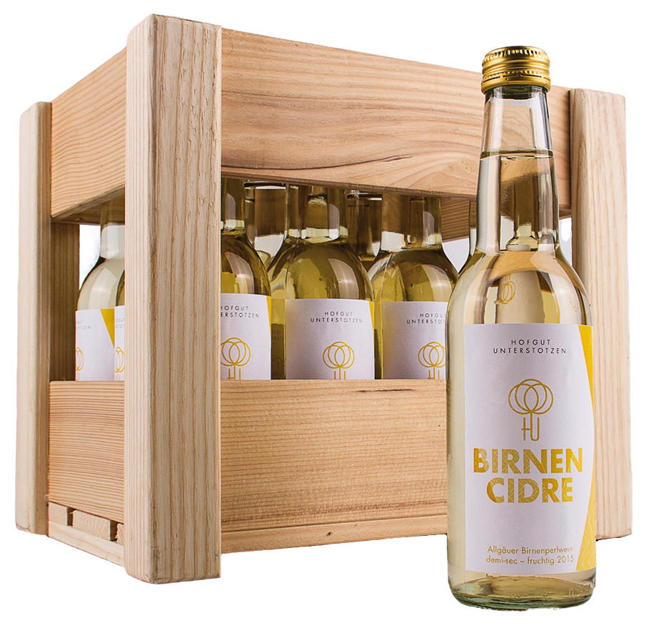 Birnen-Cidre Kiste